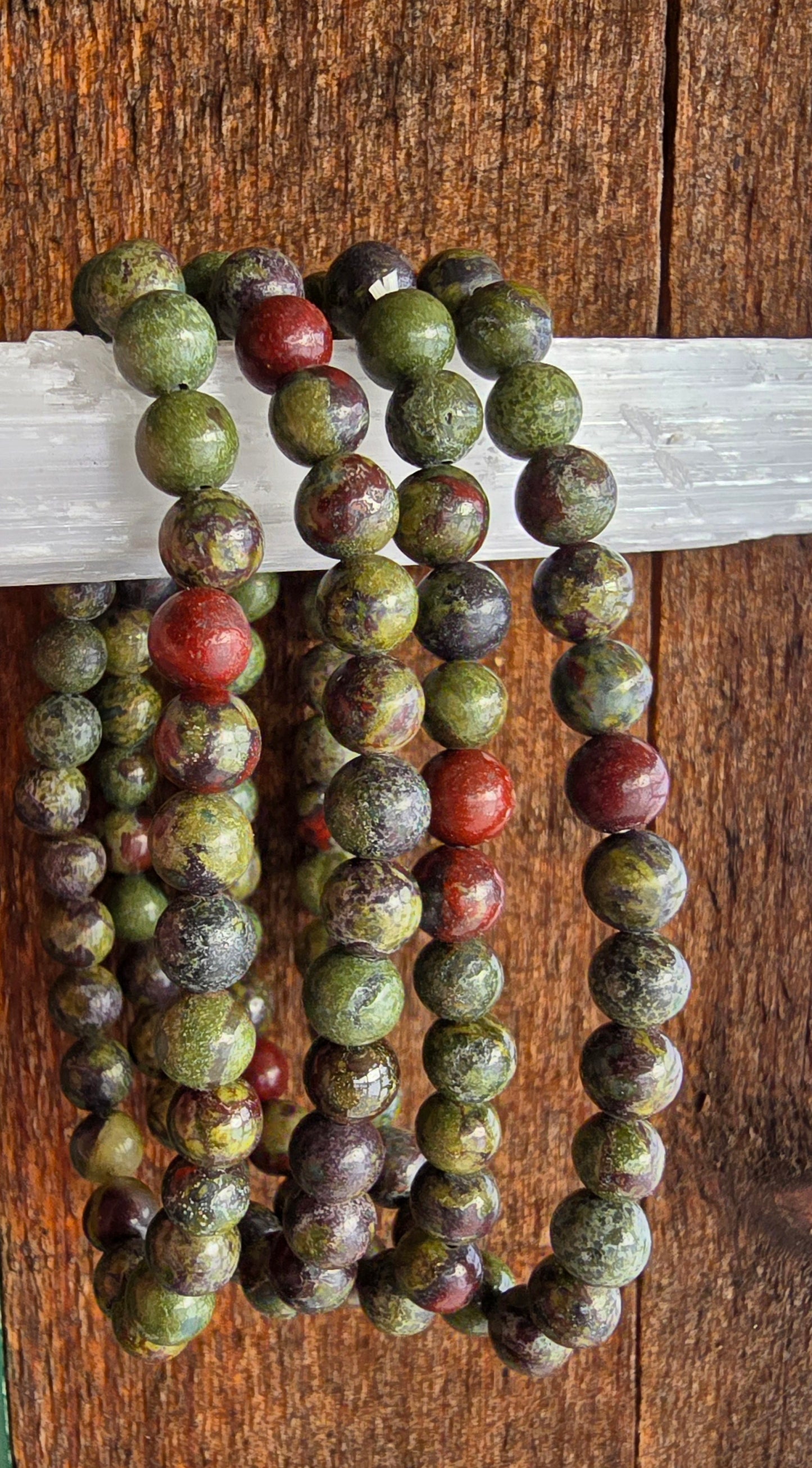 Dragons Blood Crystal Bracelet - energy, strength, vitality, endurance, detoxification