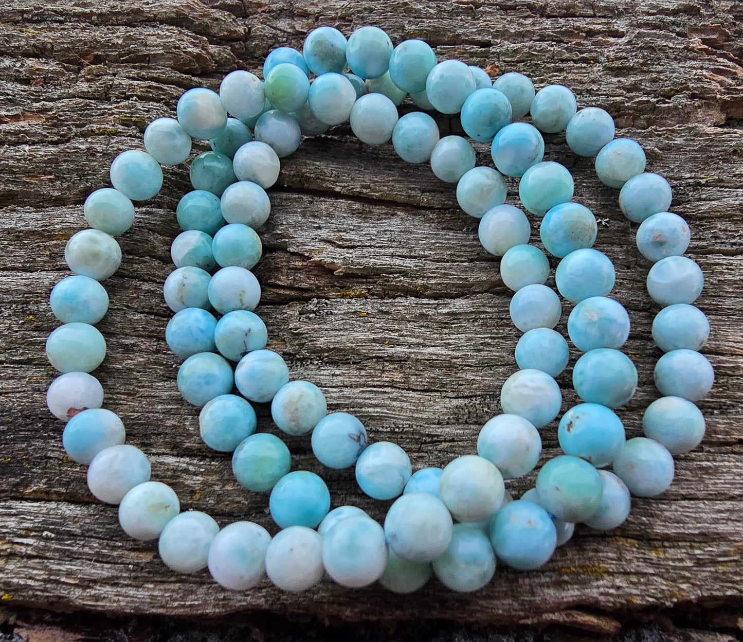 Larimar Bracelet - Emotional Healing,
Intuition, Goddess energy, Outer manifestation