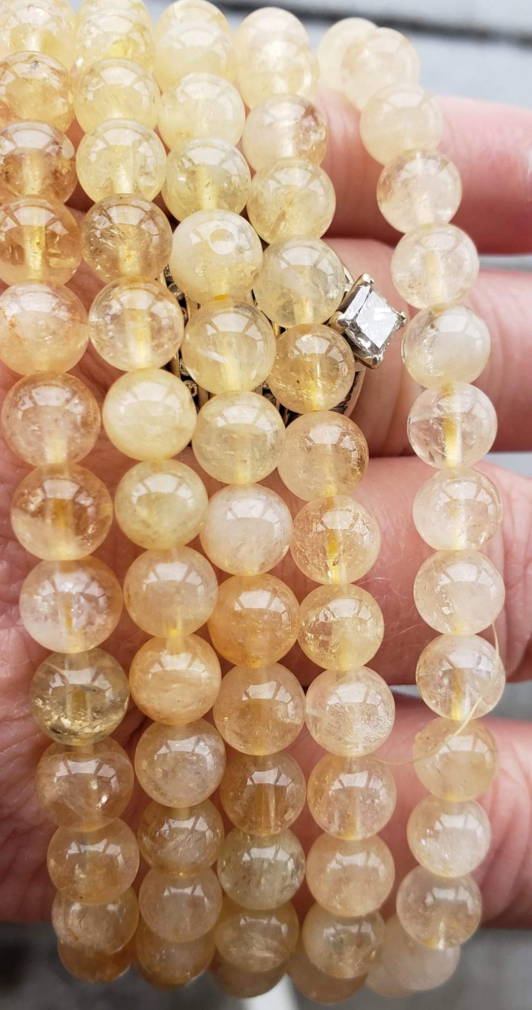 Citrine bracelet - Happiness, prosperity, generosity, creativity, pleasure, strength, alignment, confidence, stability, energy, success & cleansing