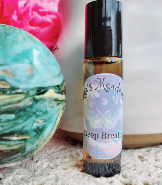 Deep Breath Oil Roller - congestion, sinus pressure, tension relief