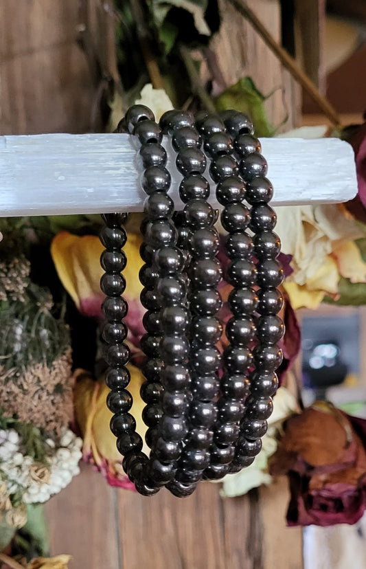 Hematite Bracelet - willpower, blood conditions, insomnia, self-esteem