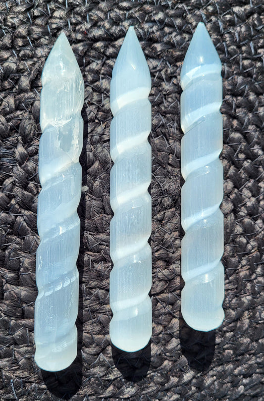 Selenite "Unicorn Horn"