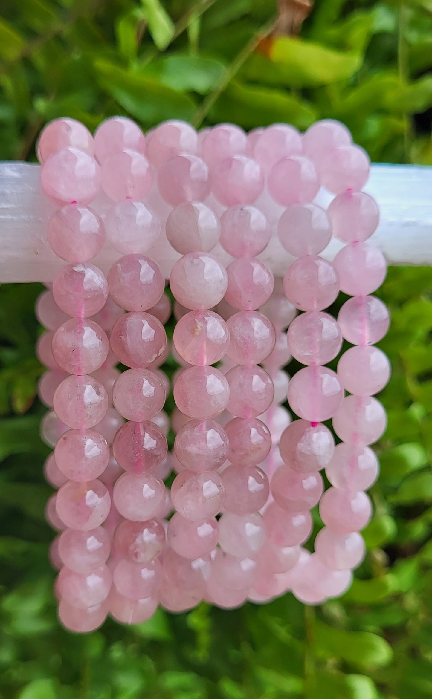 Rose Quartz Crystal Bracelet - unconditional love, acceptance, trust