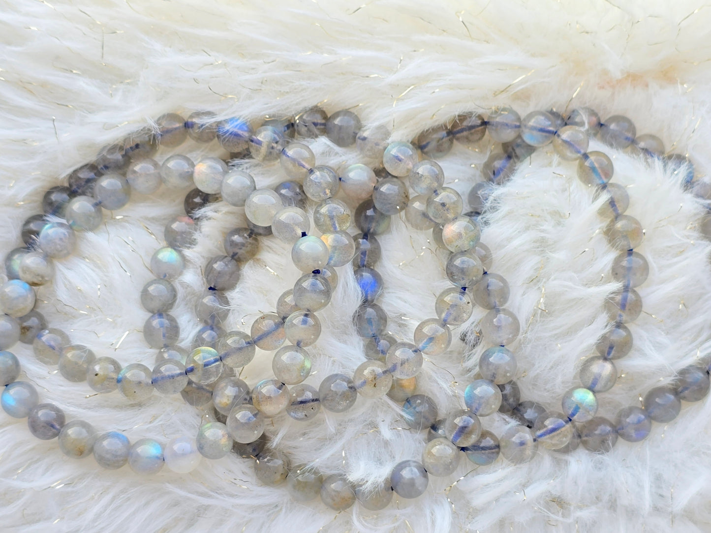 Labradorite - boosts metabolism, relieves tension & anxiety, rheumatism, respiratory issues, PMS, protection, mental clarity