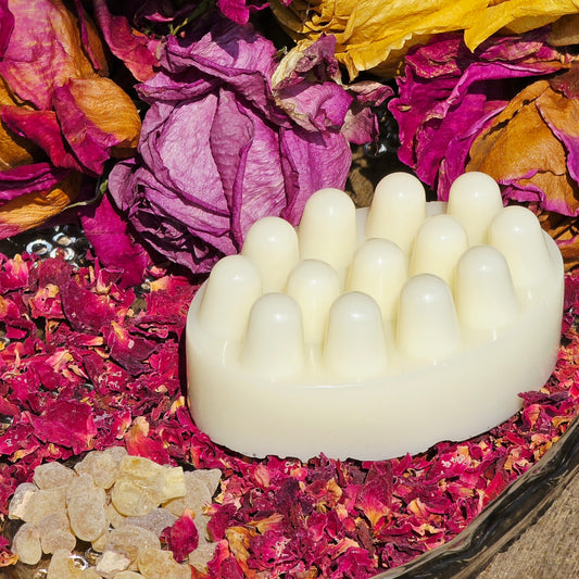 Rose & Frankincense Shea butter and goats milk soap