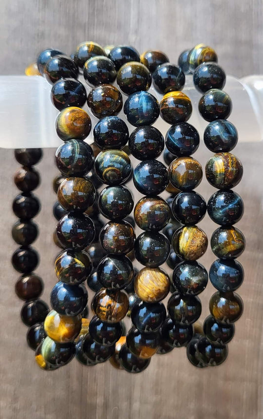 Natural Blue Tigers Eye- motivation,  stress relief, focus, protection